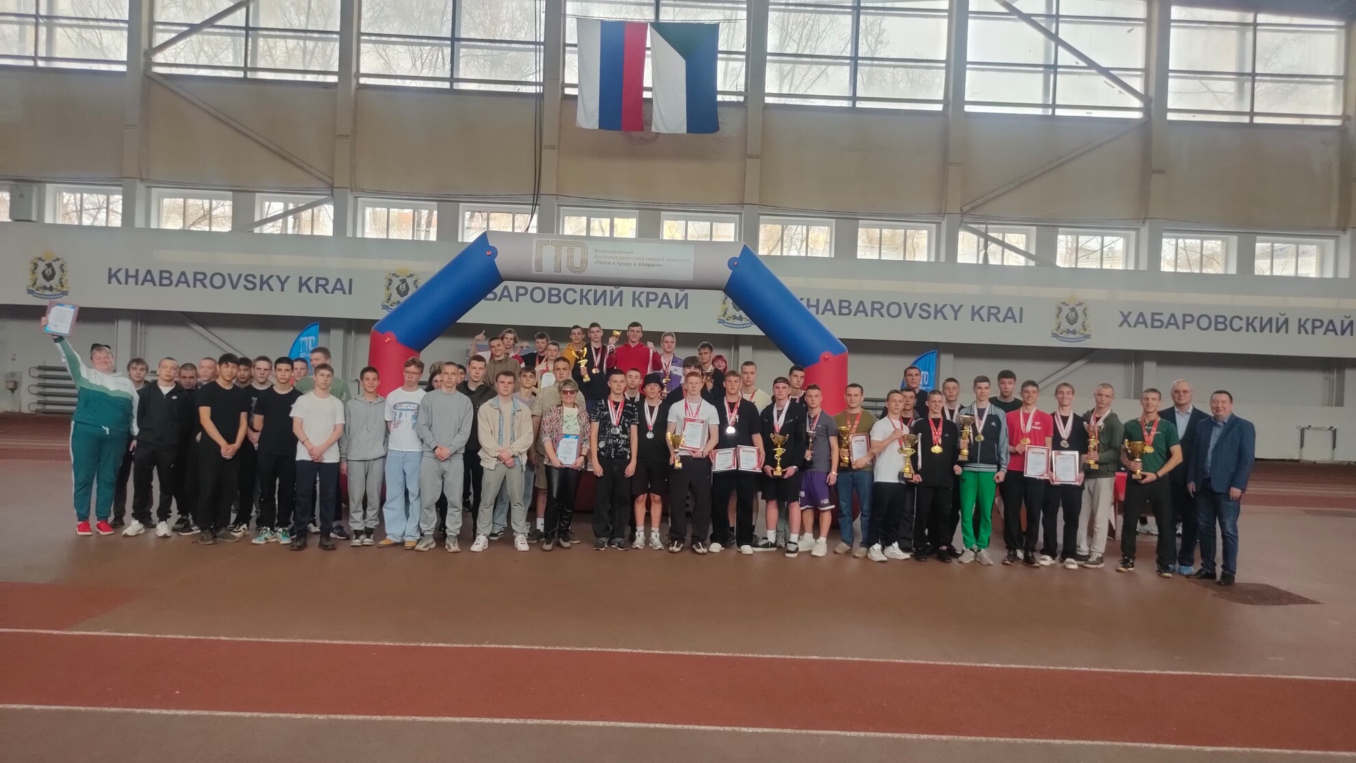 С 23 по 25 апреля 2024 года в г. Хабаровск прошел краевой этап Спартакиады молодежи России допризывного возраста.